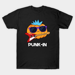 Punk In Cute Punk Rock Pumpkin Pun T-Shirt